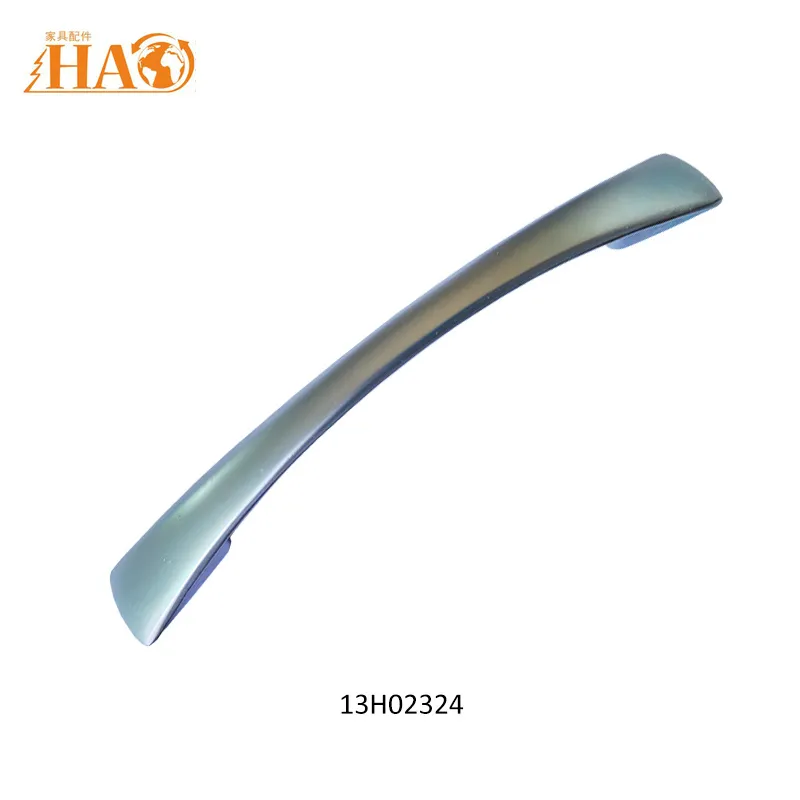 Kaasaegne lihtne tsingisulamist kroomitud kapi käepide